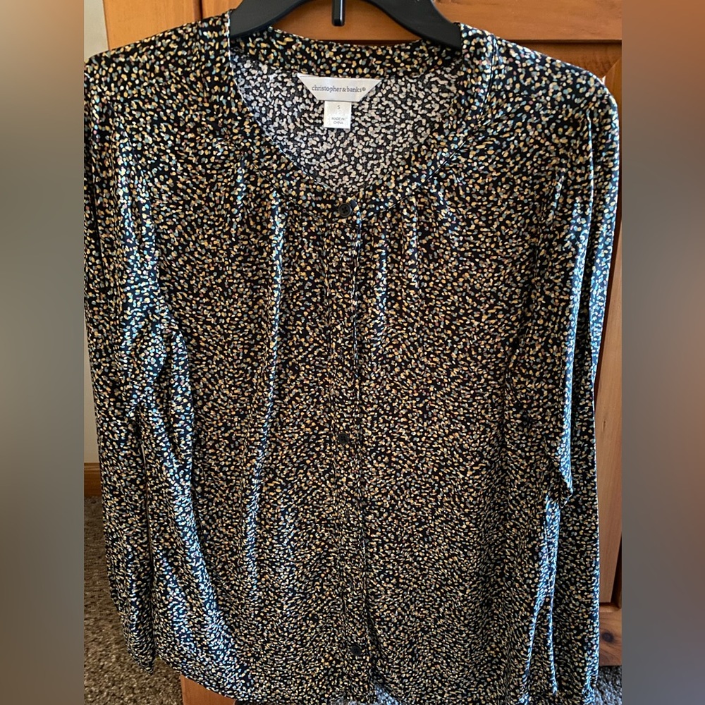 Multi color blouse.